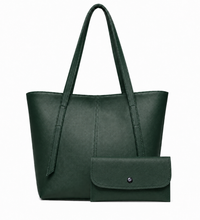 Eloria Leather Tote Bag – Green