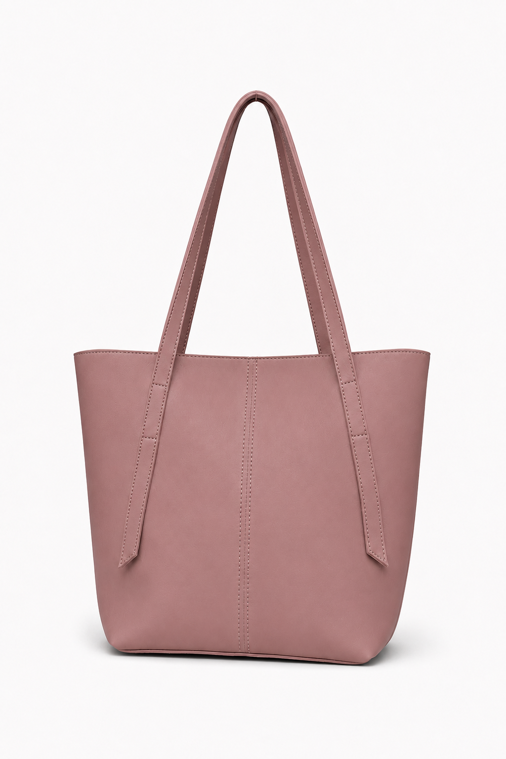 Eloria Leather Tote Bag – Pink