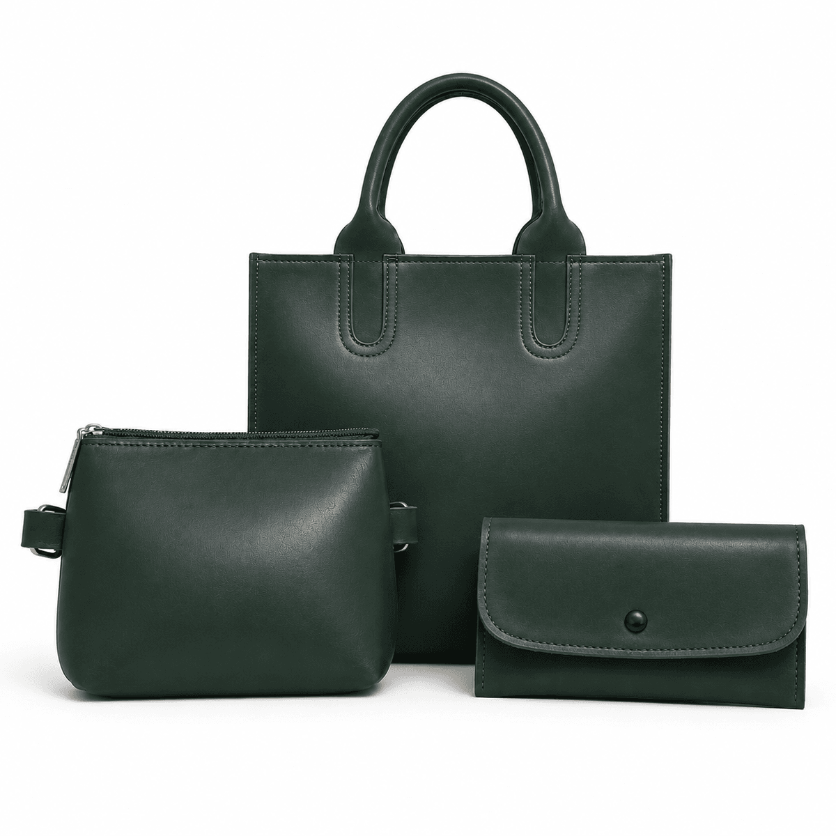 Everly 3-Piece Bag Set – Green