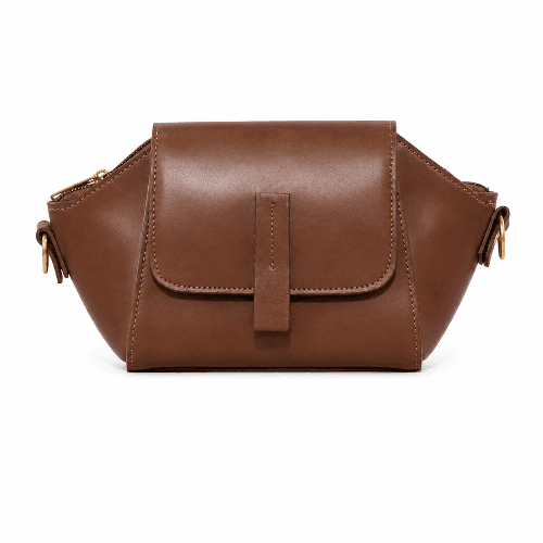 Hexa Smart Crossbody Bag – Brown
