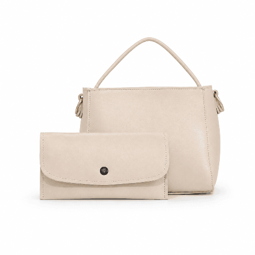 Mira 2-Piece Bag Set – Beige