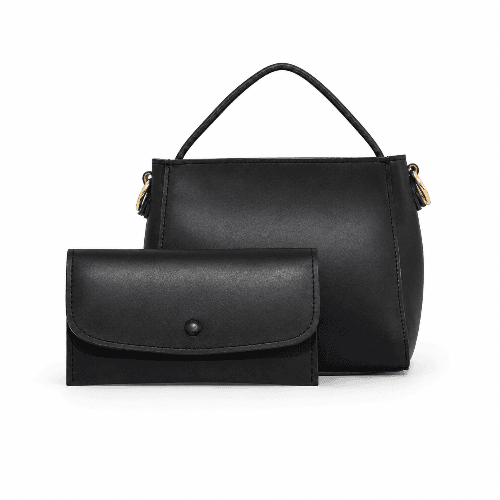 Mira 2-Piece Bag Set – Black