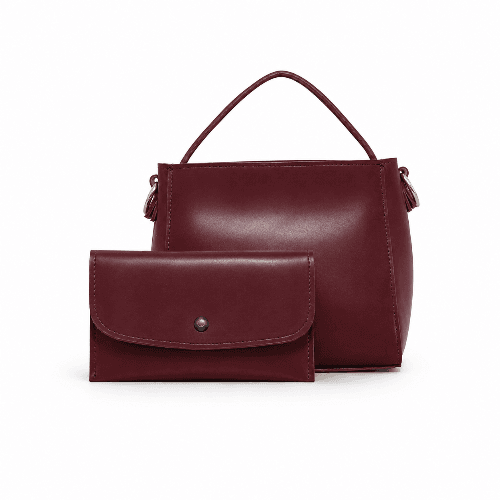 Mira 2-Piece Bag Set – Maroon