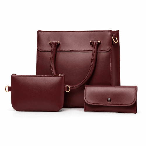 Nomad 3-Piece Bag Set – Maroon