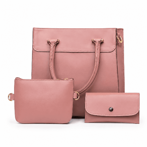 Nomad 3-Piece Bag Set – Pink