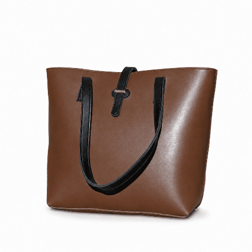 Pivot Three Liner Tote Bag – side angle view