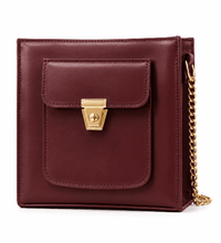 Sophia Classical Hand Clutch – Brown