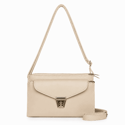 The Five Pocket Crossbody Bag – Beige