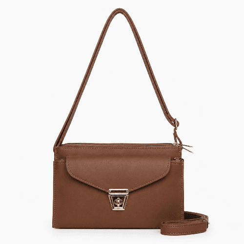 The Five Pocket Crossbody Bag – Brown