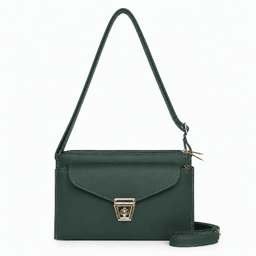 The Five Pocket Crossbody Bag – Green