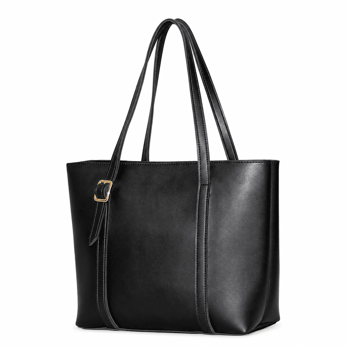 The Oxford Leather Tote Bag – close-up front view