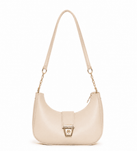 The Rosa Crescent Shoulder Bag – Beige