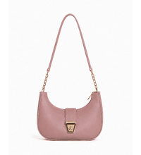 The Rosa Crescent Shoulder Bag – Pink