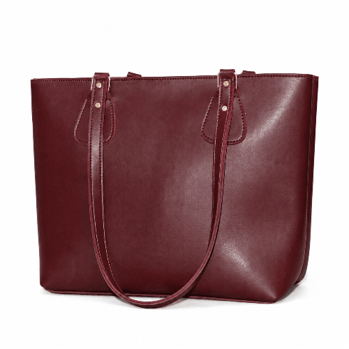 Verity All-Purpose Shoulder Tote Bag – side angle view