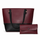Avery Two Tone Tote Bag – Maroon
