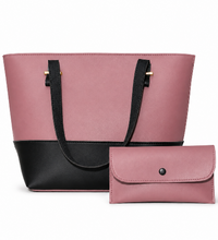 Avery Two Tone Tote Bag – Pink
