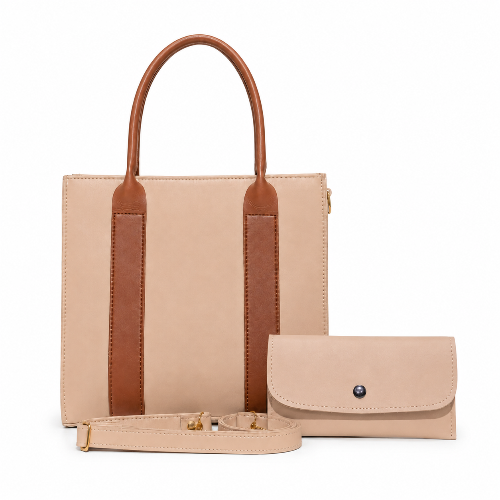 Ember Two Tone Tote Bag – front view
