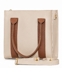 Ember Two Tone Tote Bag – side angle view