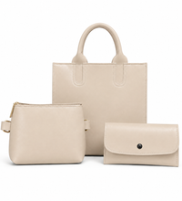 Everly 3-Piece Bag Set – Beige
