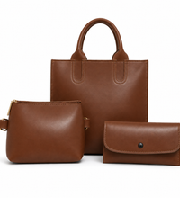 Everly 3-Piece Bag Set – Brown
