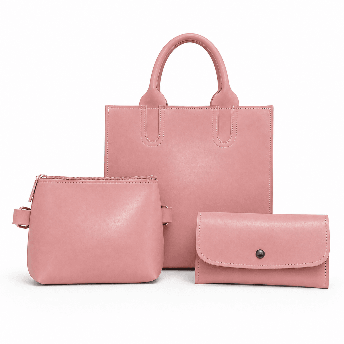 Everly 3-Piece Bag Set – Pink
