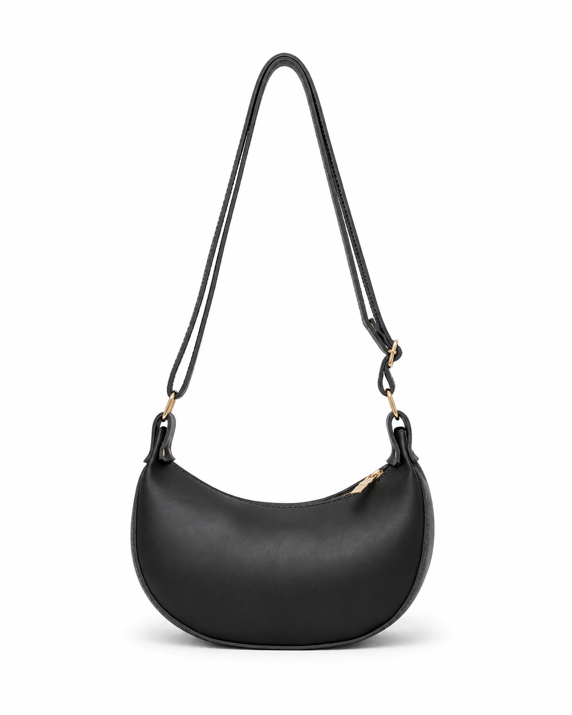 Moon Black Crescent Bag – front view
