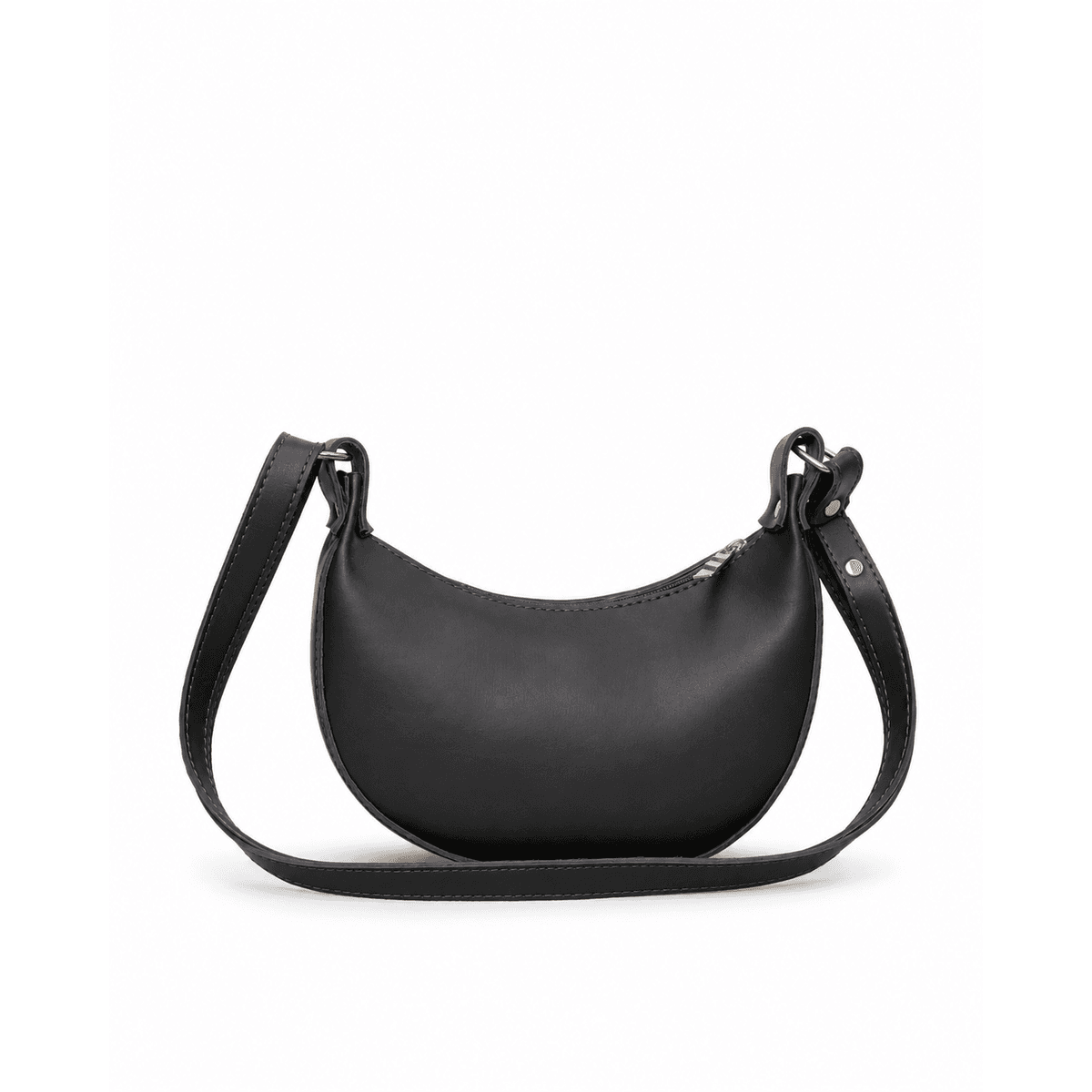 Moon Black Crescent Bag – side view
