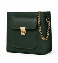 Sophia Classical Hand Clutch – Green