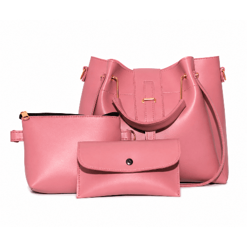 The Glow 3-Piece Bag Set – Pink