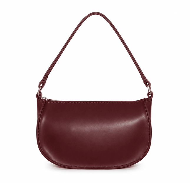 The Hobo Shoulder Bag – Maroon