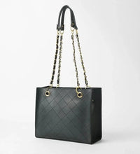 The Quilt Gold Chain Bag – black variant
