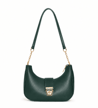 The Rosa Crescent Shoulder Bag – Green
